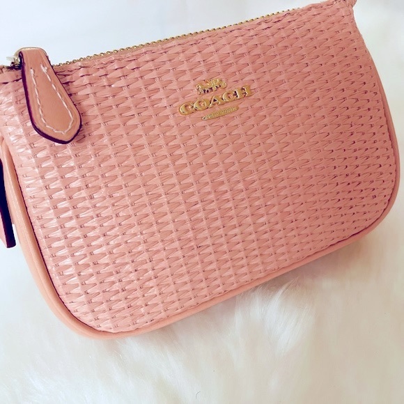NWT Coach Nolita 15 In Straw Wristlet. - Picture 9 of 13